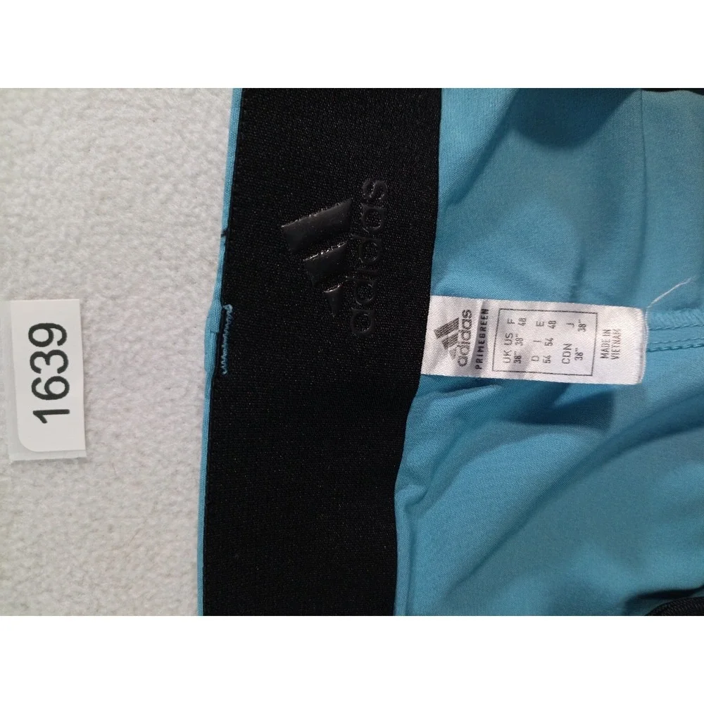 Adidas Golf Shorts Mens 38 Blue Performance Flat Front Stretch Casual